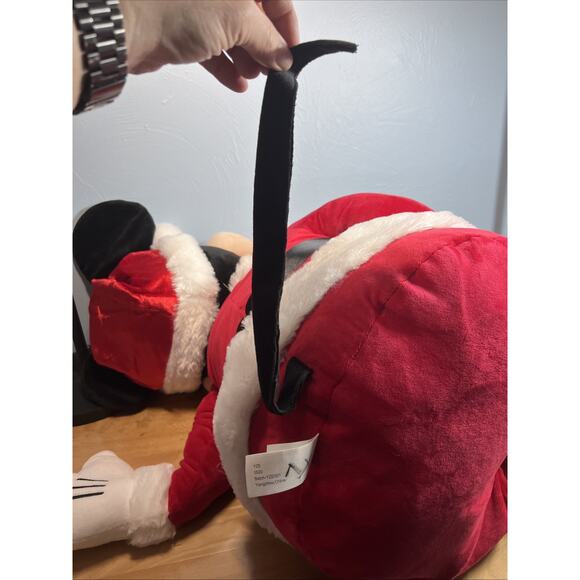 Mickey Mouse Santa Claus JUMBO Plush 48” (4 Feet Tall) Christmas Stuffed Disney - Picture 15 of 15